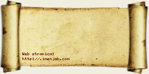 Angelina Panjković vizit kartica